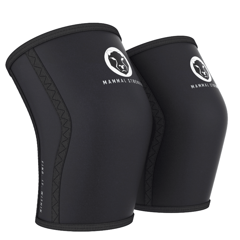 V2 7mm neoprene knee sleeves for CrossFit squats and Olympic lifting โ Mammal Strength