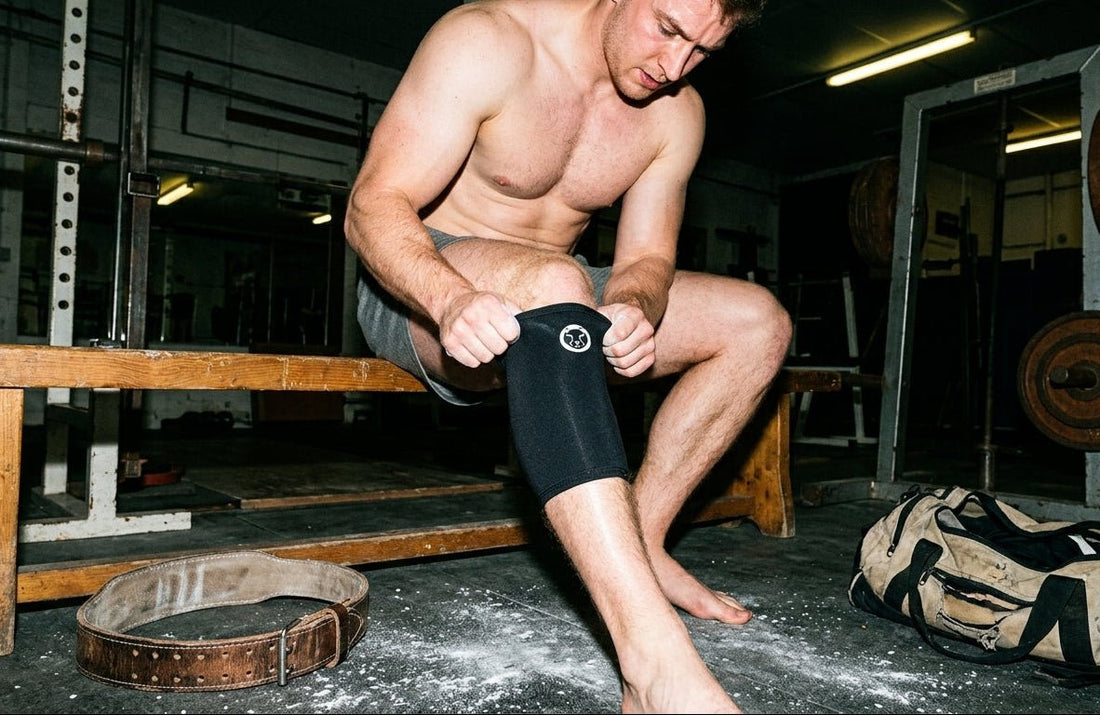 V3 7mm straight cuff knee sleeves for CrossFit Olympic lifting and squats โ Mammal Strength