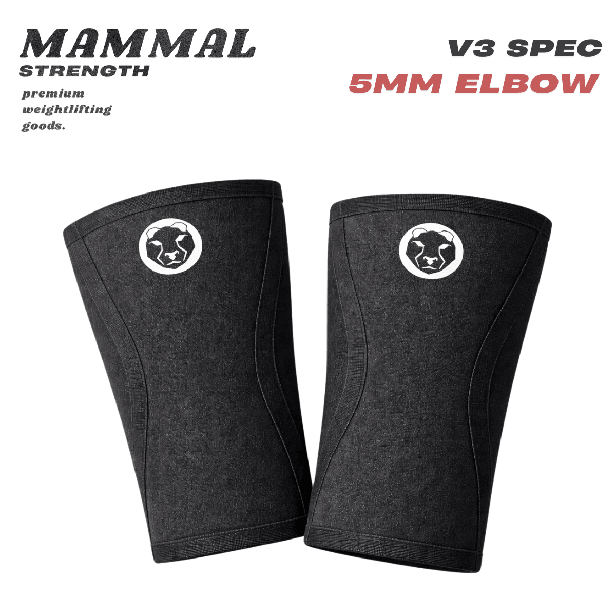 Mammal V3 5mm Elbow Sleeves - Mammal Strength
