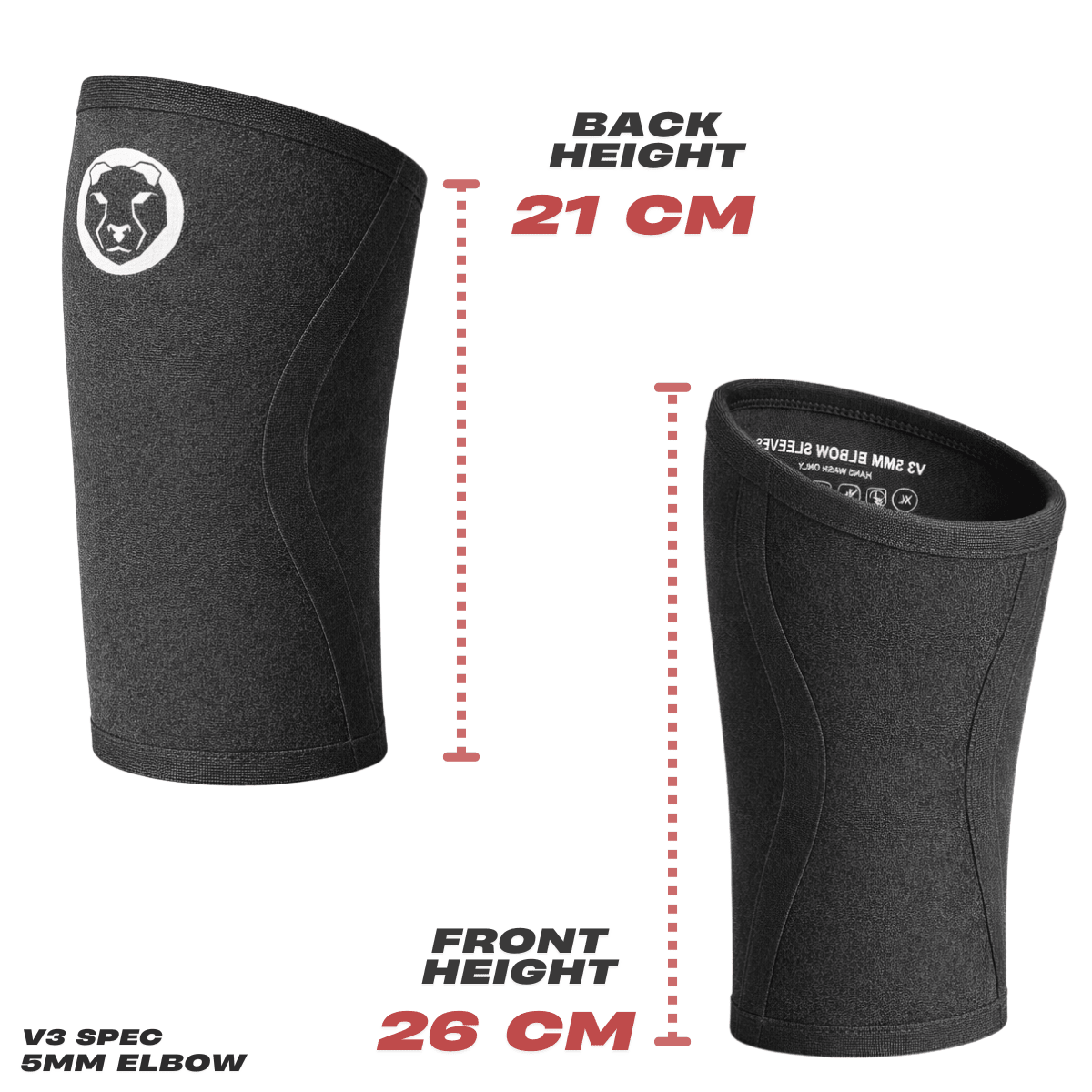 Mammal V3 5mm Elbow Sleeves - Mammal Strength