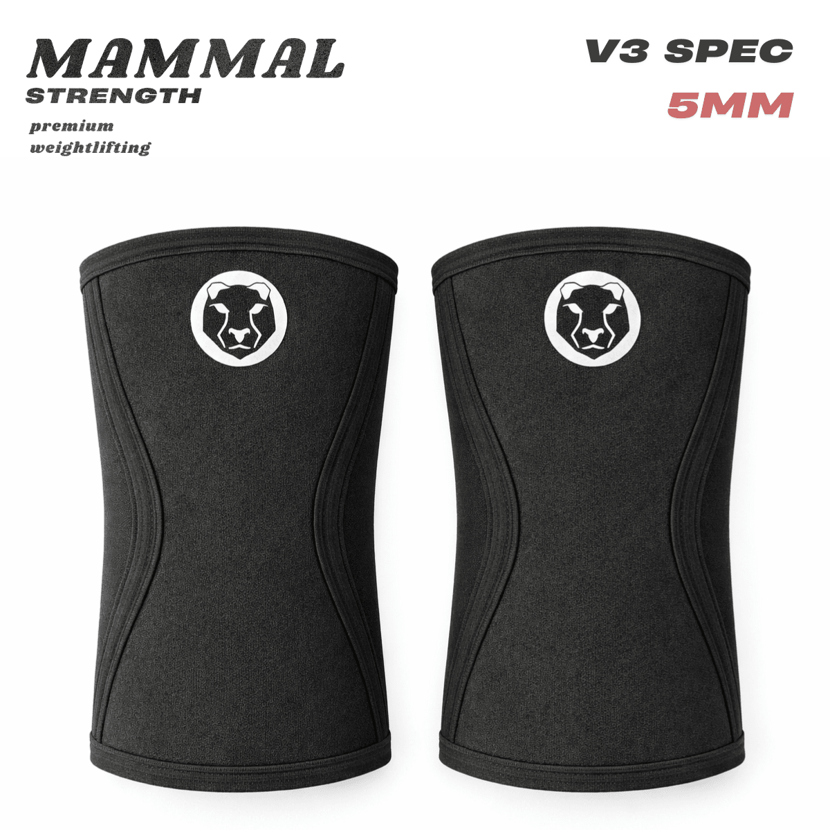 Mammal V3 5mm Knee Sleeves - Mammal Strength