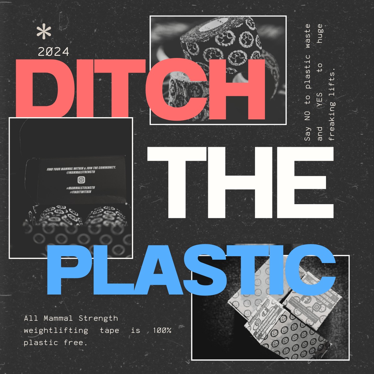 Mammal Thumb & Weightlifting Tape - Ditch the Plastic - Plastic Free Eco Friendly