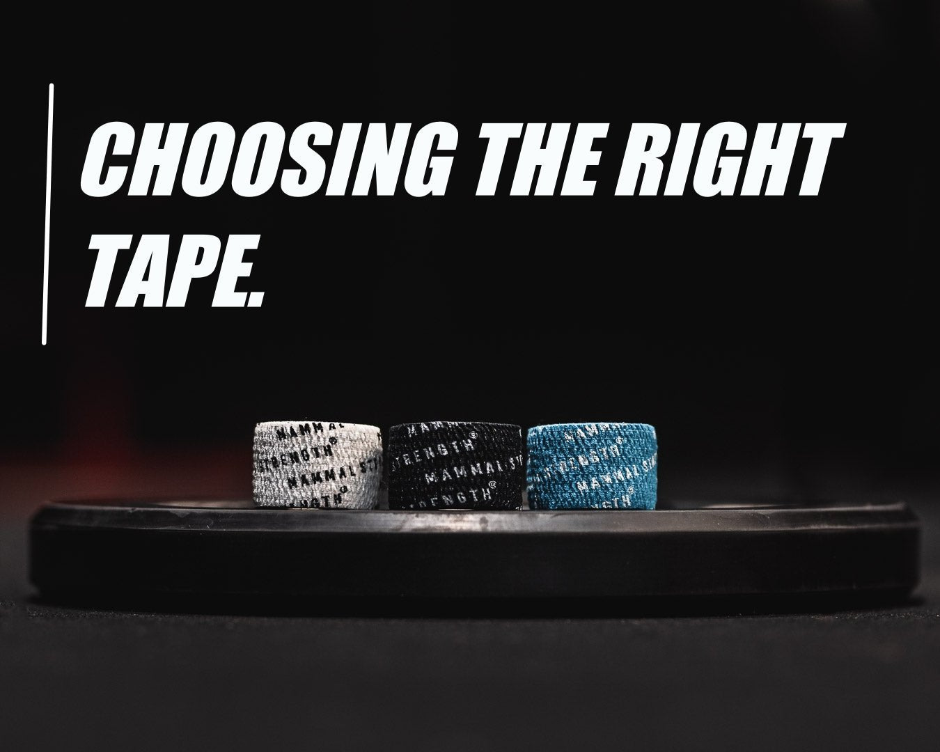 003; CHOOSING THE RIGHT TAPE - Mammal Strength