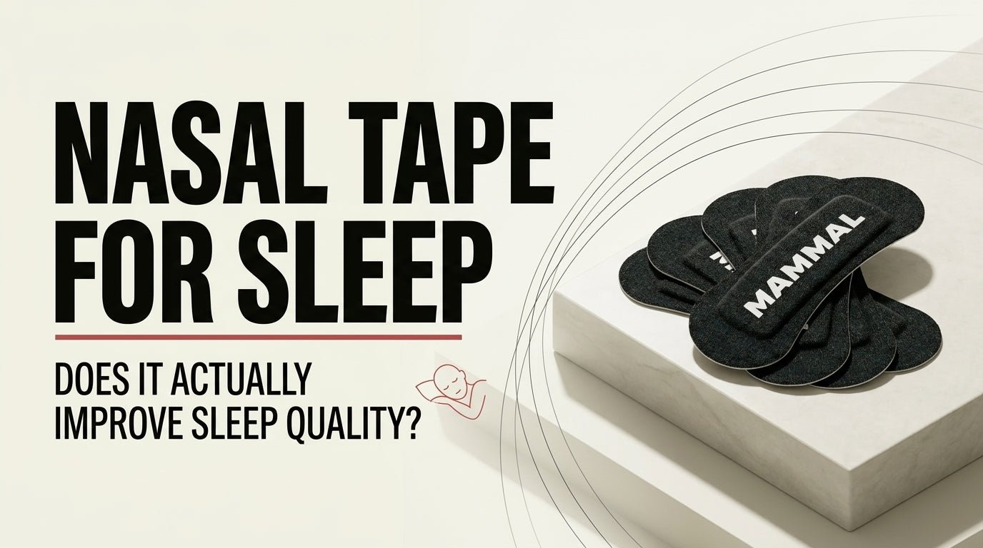 Nasal Tape for Sleep - Does It Actually Improve Sleep Quality? | Mammal Strength
