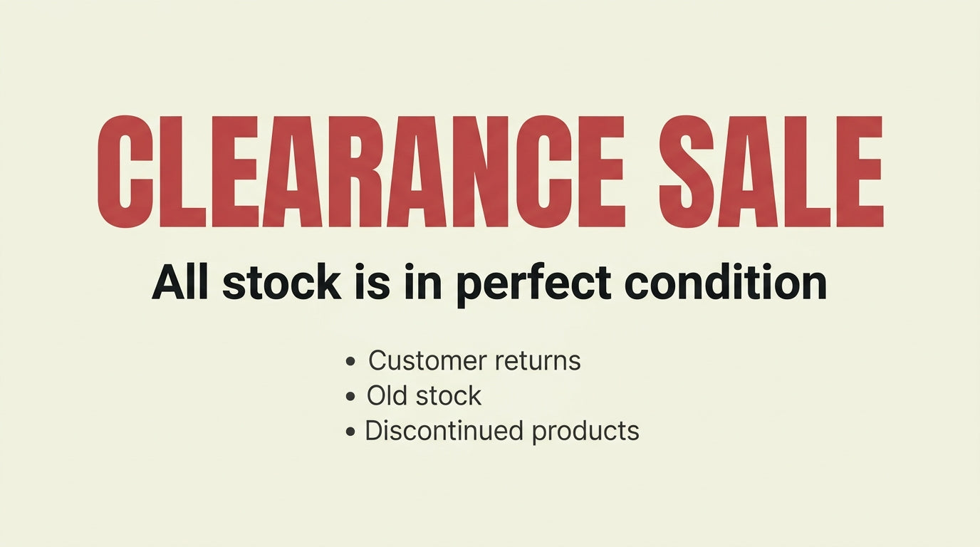 Clearance Sale
