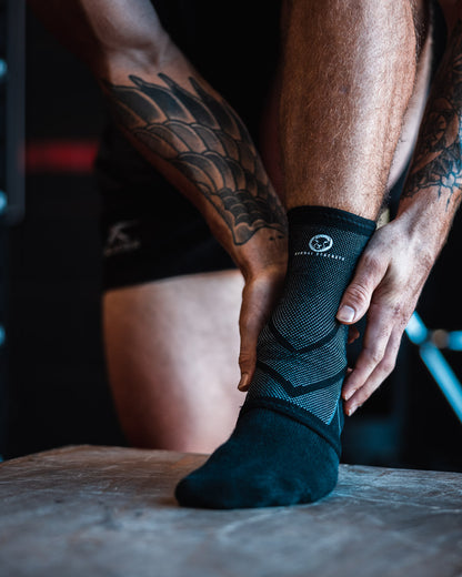 Ankle compression sleeves