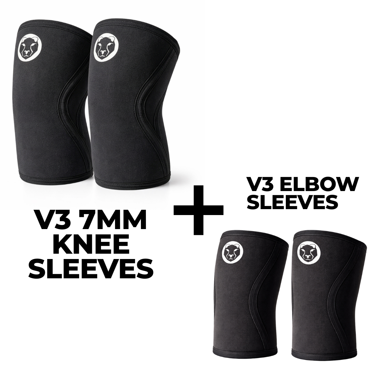 V3 Sleeve Bundle - 7mm Knee Sleeves + Elbow Sleeves
