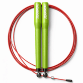Mammal Speed Skipping Rope, close-up handle and cable detail