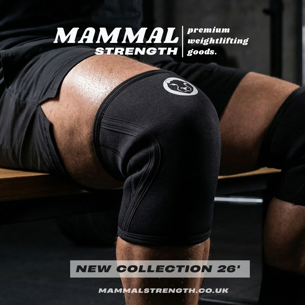 7mm 5mm knee sleeves in use on the knee