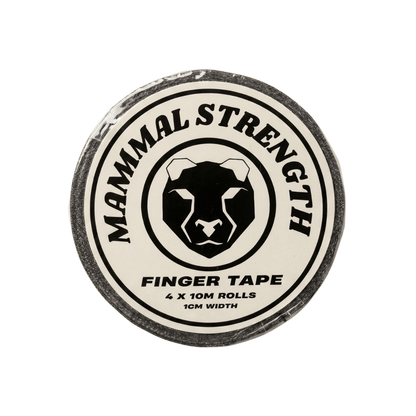 Zinc oxide finger tape 4-pack 10m x 1cm for BJJ jiu-jitsu and climbing – Mammal Strength