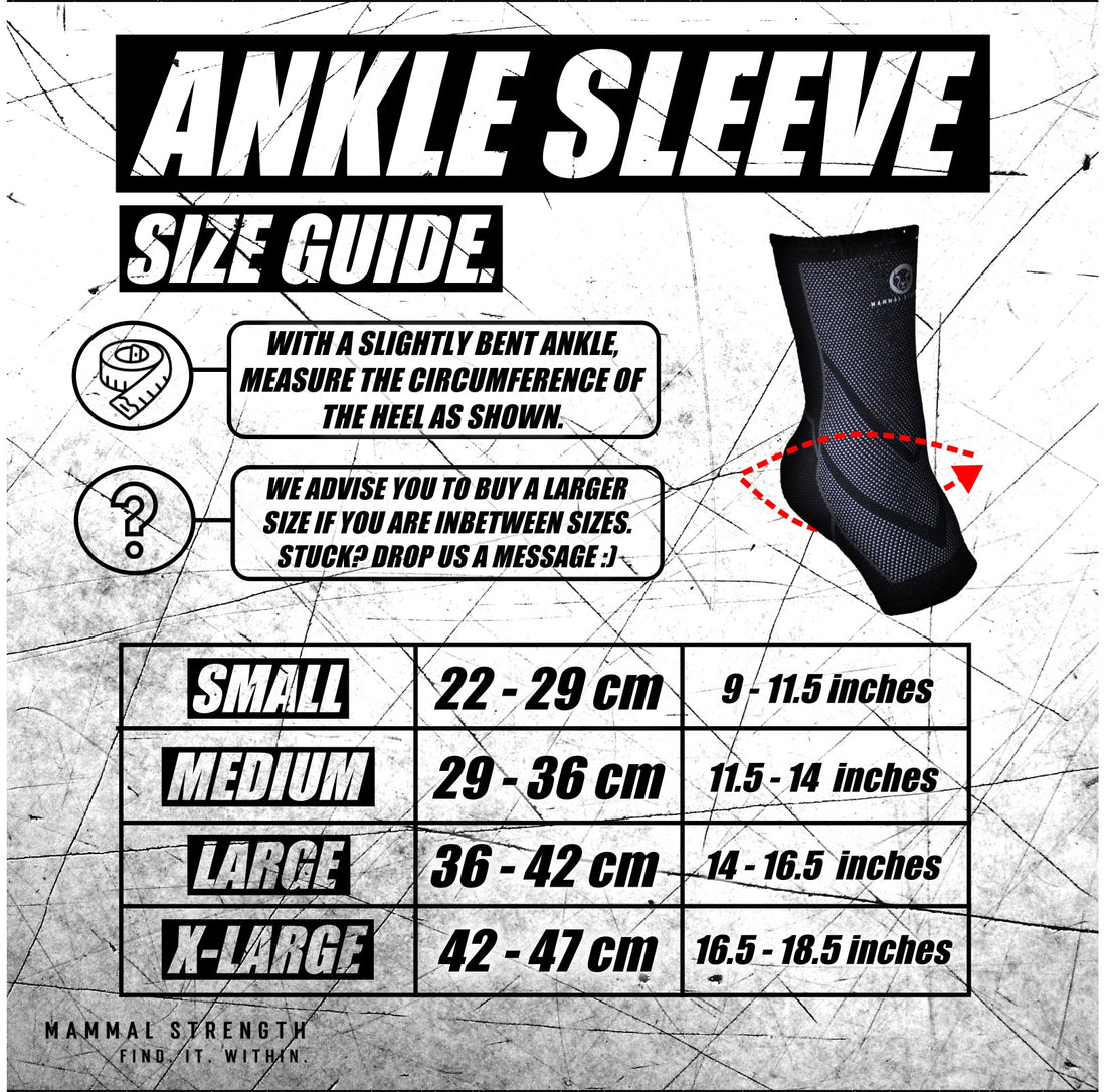 Ankle compression sleeves