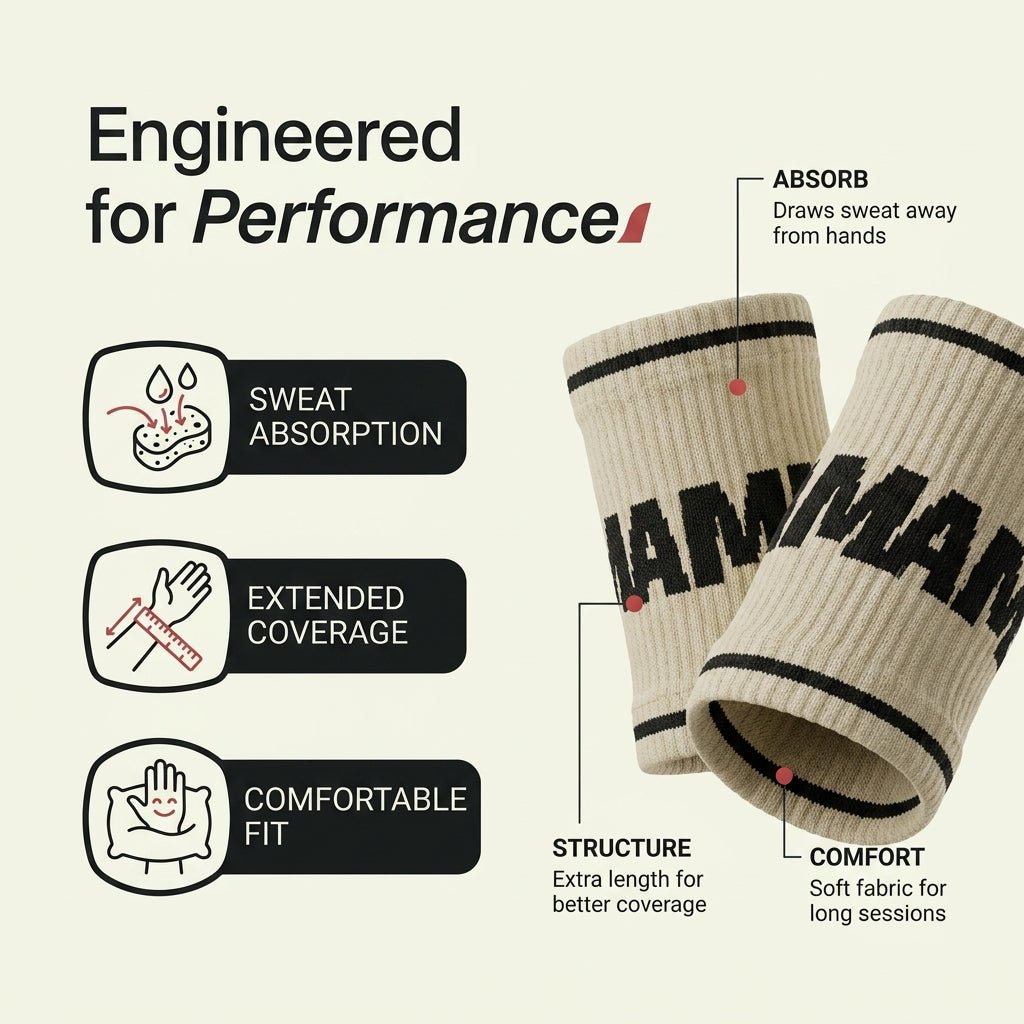 Long Wristbands - 15cm / 6 inches - Mammal Strength