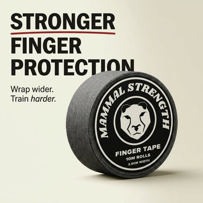 Zinc oxide finger tape 10m x 2cm for BJJ jiu-jitsu and climbing support – Mammal Strength