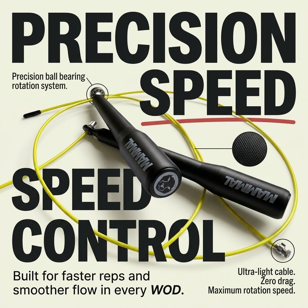 Speed skipping rope for CrossFit double unders and cardio conditioning – Mammal Strength