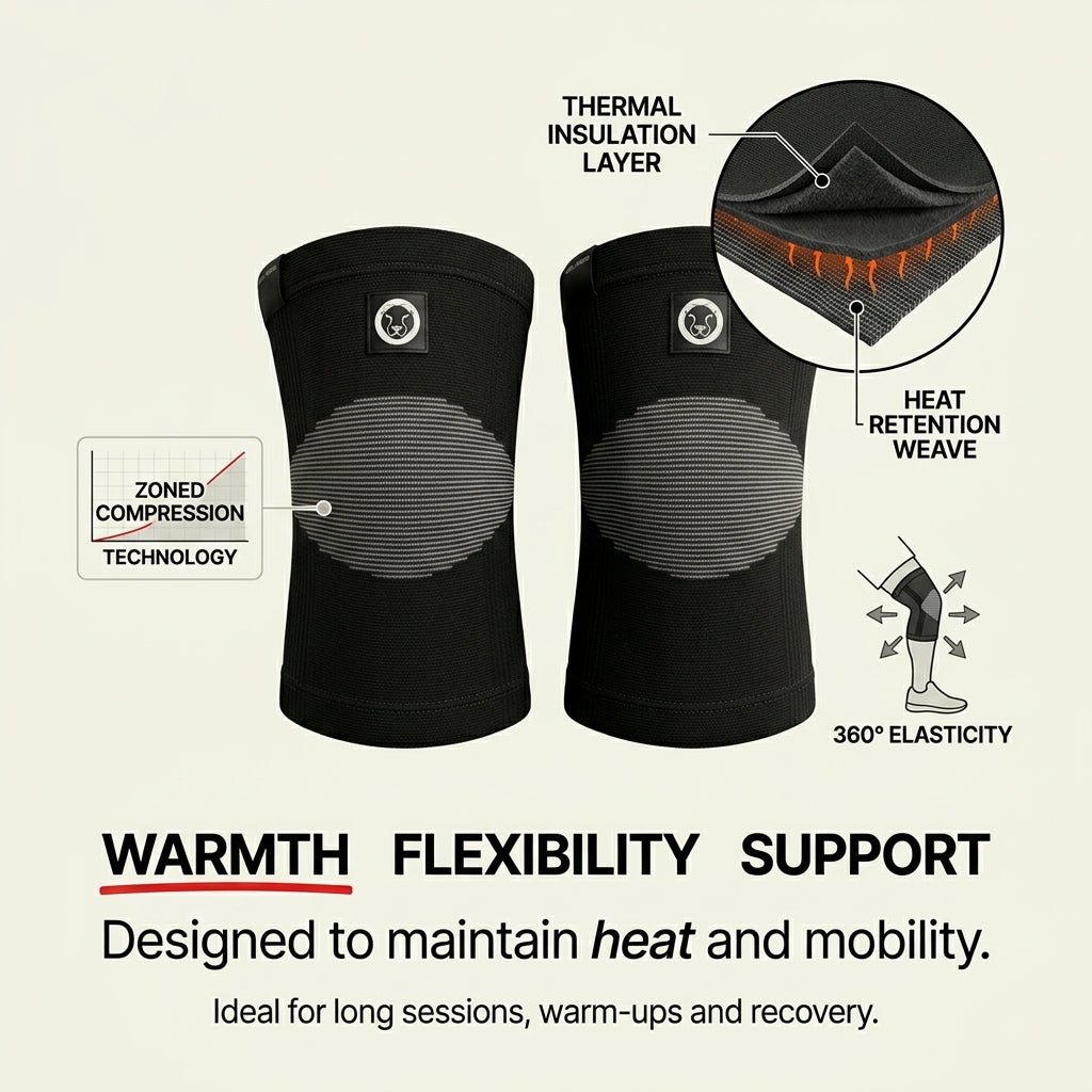 Thermal endurance knee sleeves for running hiking and long-duration training – Mammal Strength