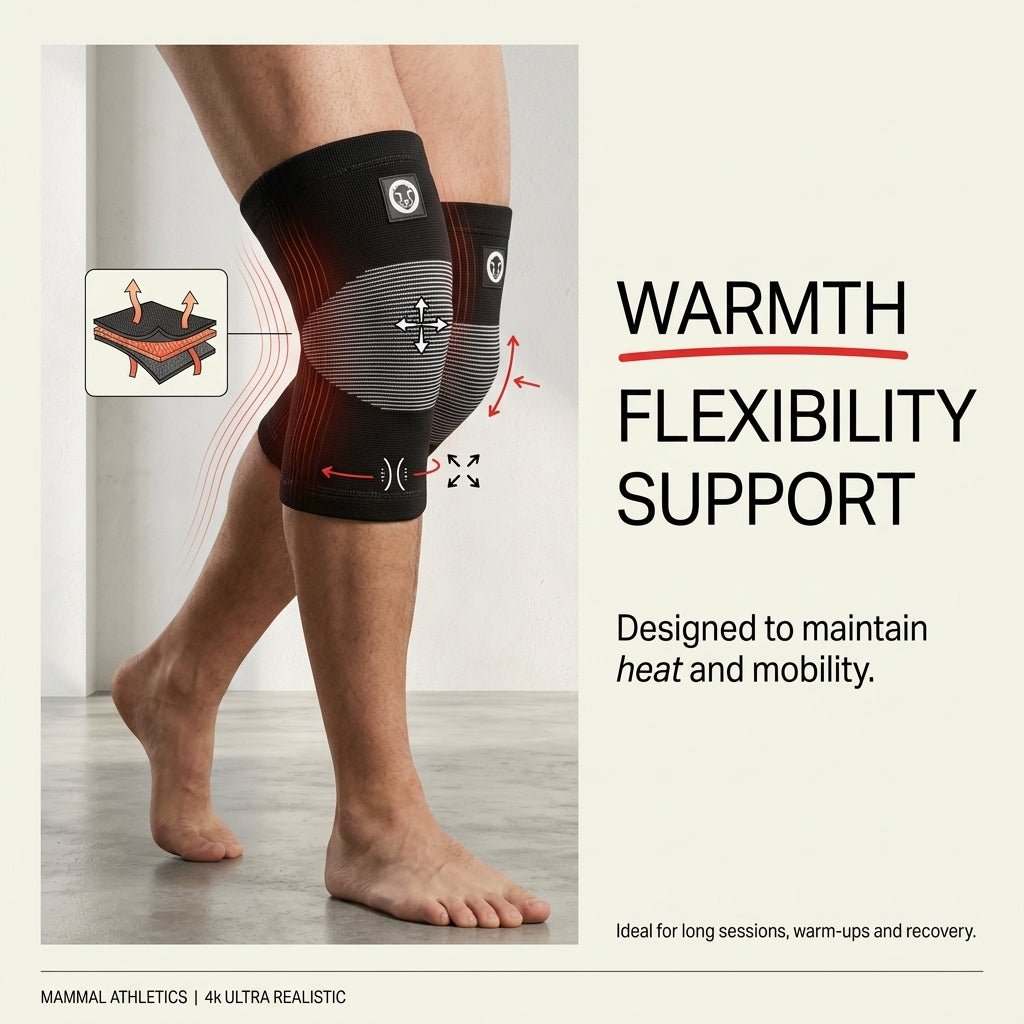 Thermal endurance knee sleeves for running hiking and long-duration training – Mammal Strength