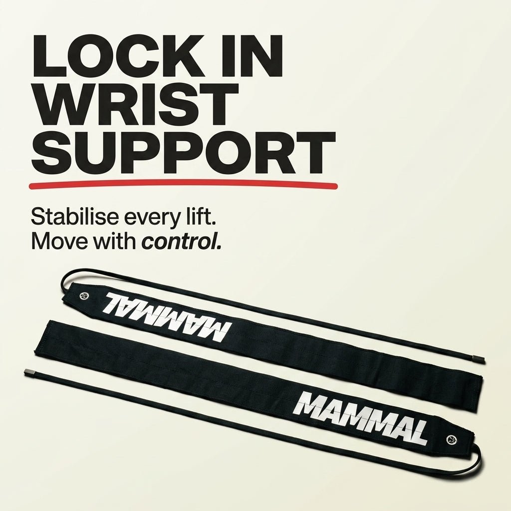 Lightweight tie wrist wraps for CrossFit and general lifting wrist support – Mammal Strength