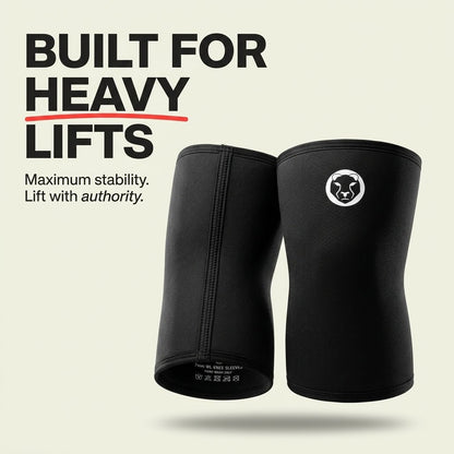 V3 7mm straight cuff knee sleeves for CrossFit Olympic lifting and squats – Mammal Strength
