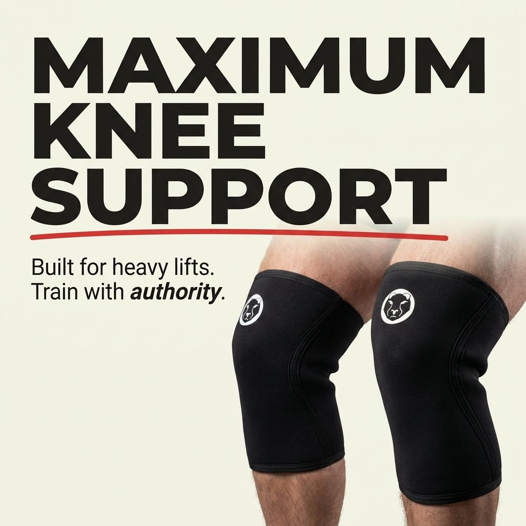Complete knee sleeve bundle with 7mm 5mm and 3mm double ply for all training levels – Mammal Strength