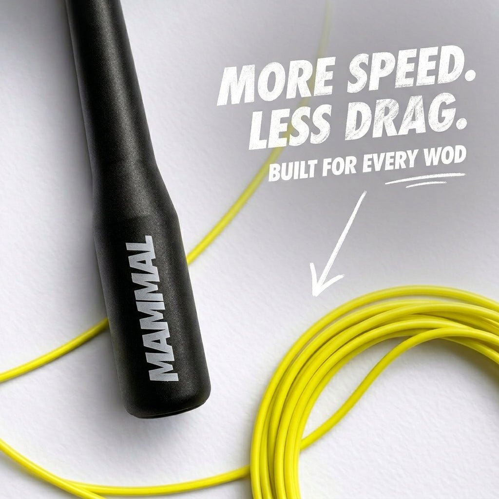Speed skipping rope for CrossFit double unders and cardio conditioning – Mammal Strength