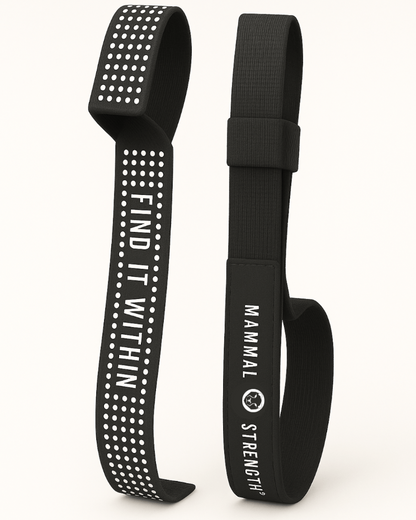 Lifting Straps Non slip, Neo - Flex Gel With Additional Padding - As Used For Deadlifting, Powerlifting. - Mammal Strength