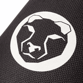 Close-up logo detail on Mammal Stiff Knee Sleeves PRO