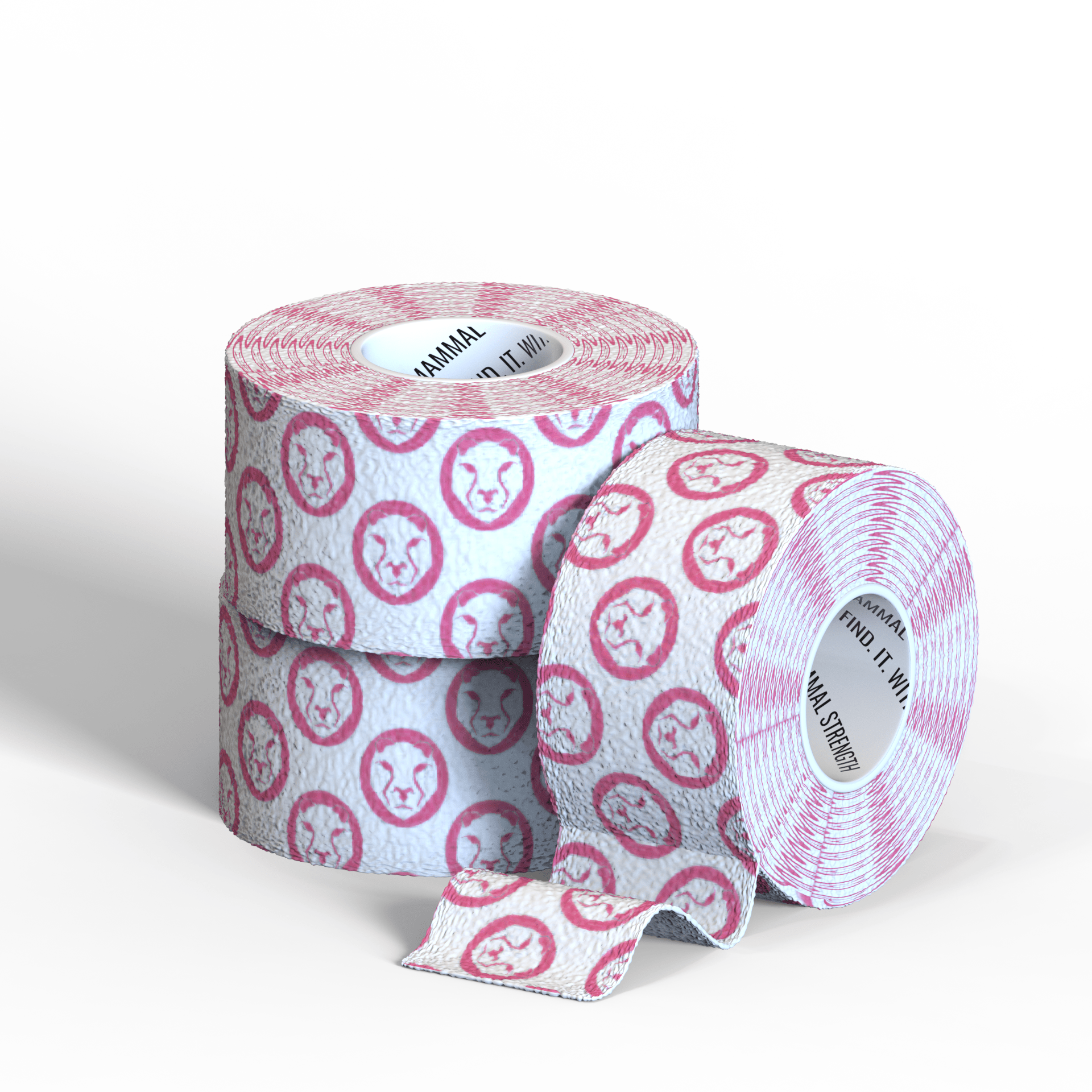 Mammal Tape - 7 - Metre - Spec 3.0 - White/Pink - per roll (wholesale) *PRE - ORDER ONLY* - Mammal Strength