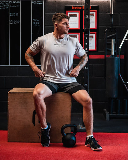 Mammal Strength Off White Tee - Mammal Strength