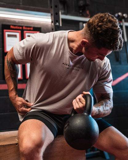 Mammal Strength Off White Tee - Mammal Strength