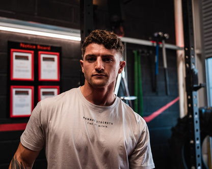 Mammal Strength Off White Tee - Mammal Strength