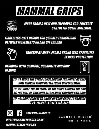 Mammal Strength V2 Gymnastic Hand Grips - Mammal Strength